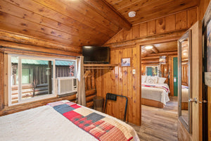 two bedroom Buckaroo Cabin at the Bucking Moose in West Yellowstone, Montana